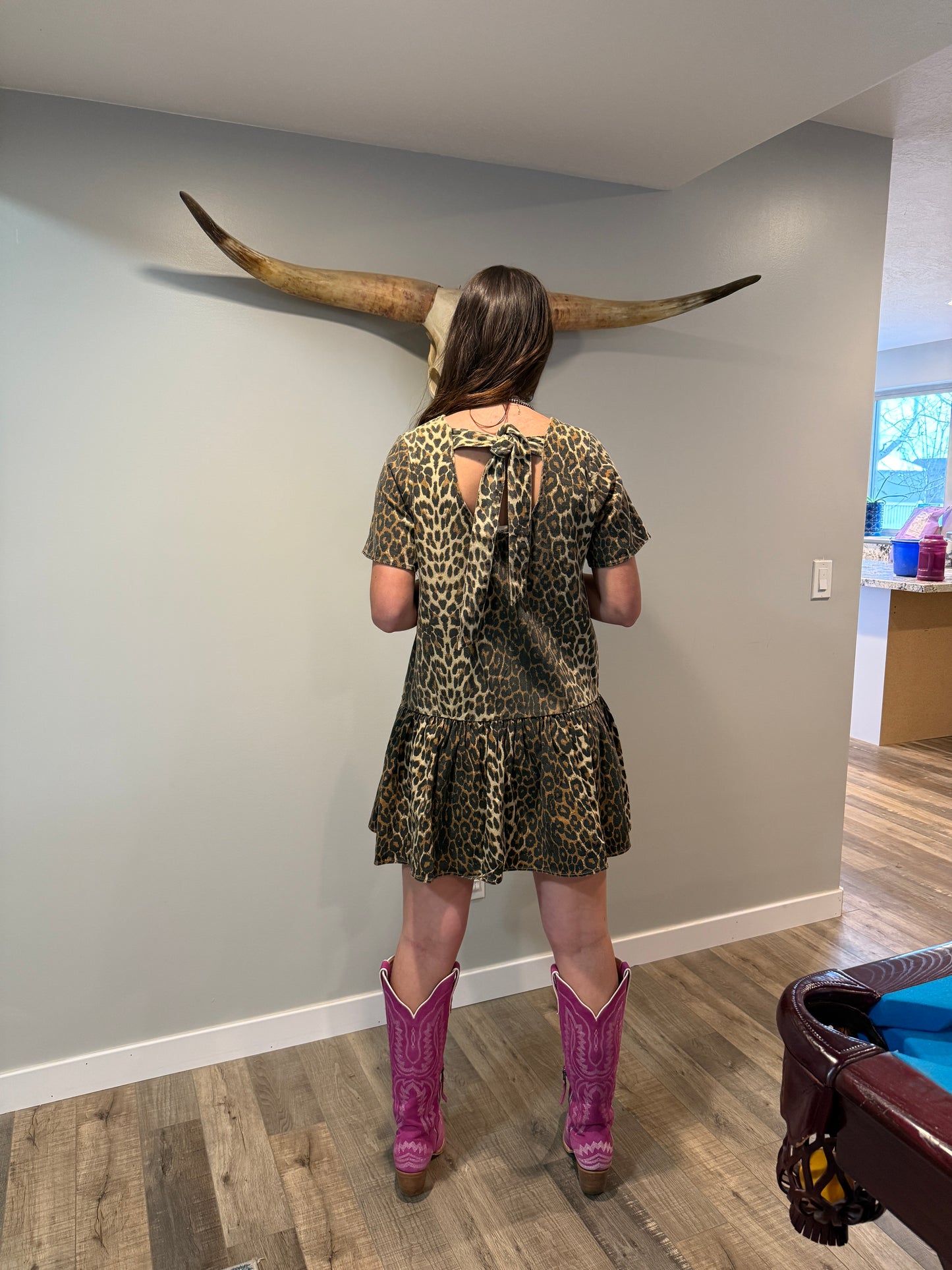 Cheetah Print Dress