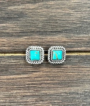 Turquoise Stud Earrings