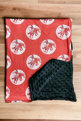 Horse Rider Baby Blanket