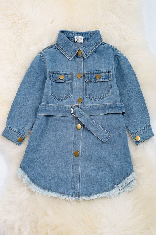 Little Cowgirls Denim Dress