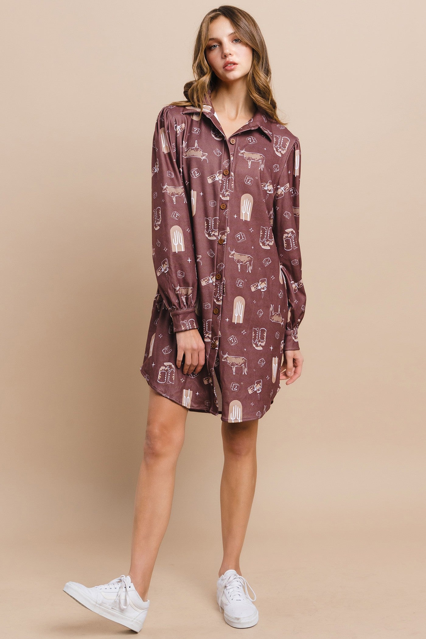 Boot Scootin' Button Down Dress