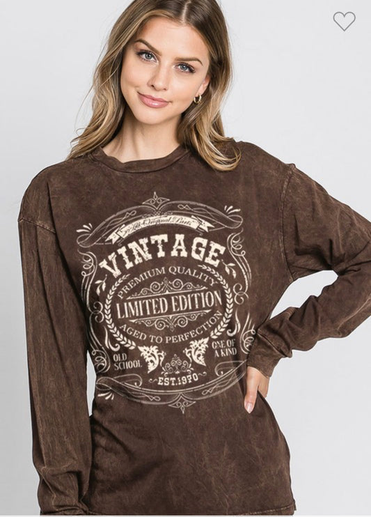 Vintage Limited Edition Long Sleeve Tee